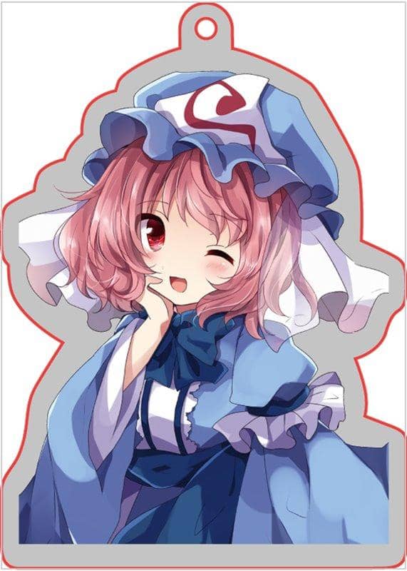 【新品】東方project「西行寺 幽々子4」壓克力鑰匙圈 / ぱいそんきっど 發售日:2018年12月左右