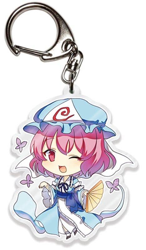 【新品】東方アクリルキーホルダー 西行寺幽々子 / AbsoluteZero 発売日:2019年02月頃