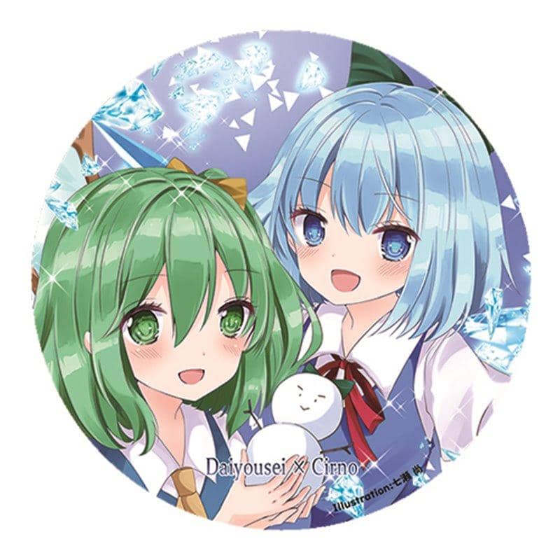 【新品】すなめりドリル缶バッジ(作画・七瀬尚) チルノ＆大妖精 / すなめりドリル 発売日:納品次第