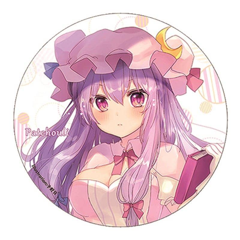 【新品】すなめりドリル缶バッジ(作画・子野日) パチュリー / すなめりドリル 発売日:2019年04月頃