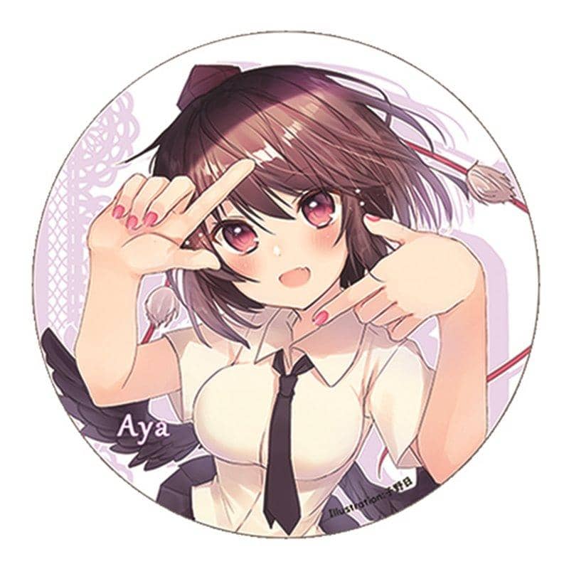 【新品】すなめりドリル缶バッジ(作画・子野日) 射命丸 / すなめりドリル 発売日:2019年04月頃