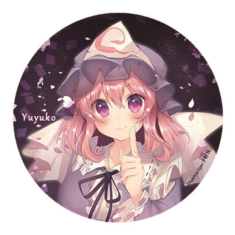 【新品】すなめりドリル　缶バッジ　幽々子（子野日) / すなめりドリル 発売日:2019年05月10日