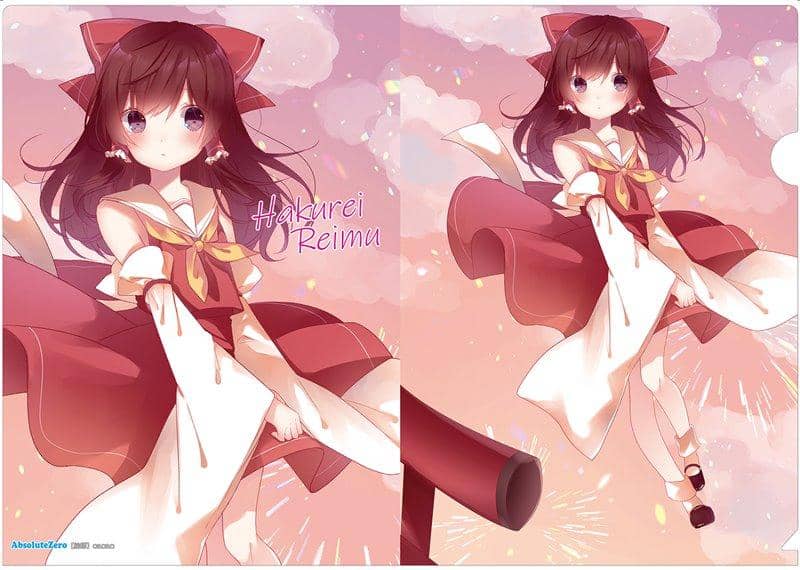 【新品】東方クリアファイル　博麗霊夢6 / AbsoluteZero 発売日:2019年08月頃