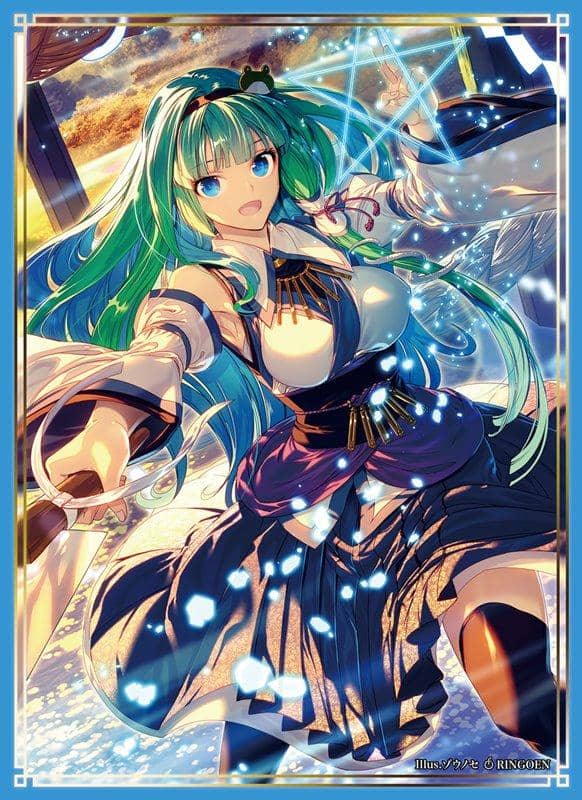 【新品】キャラクタースリーブセレクション 東方Project Vol.28 東風谷早苗：ゾウノセ / RINGOEN 発売日:2019年12月頃