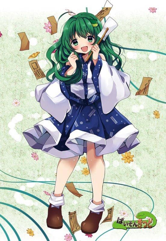 【新品】東方project「藤原 妹紅4、東風谷 早苗5、洩矢 諏訪子5、チルノ6、ルーミア4」明信片5枚組 / ぱいそんきっど 發售日:2019年12月左右