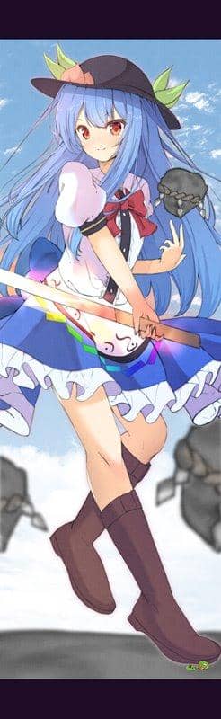 【新品】東方project「比那名居 天子3」特大掛布（閃亮tex規格） / ぱいそんきっど 發售日:2019年12月30日