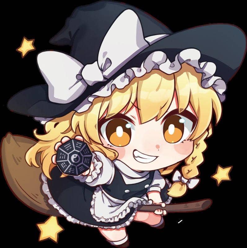 【新品】東方Project アクリルキーホルダー Vol.01 紅魔郷 霧雨魔理沙 / RINGOEN 発売日:2019年12月31日