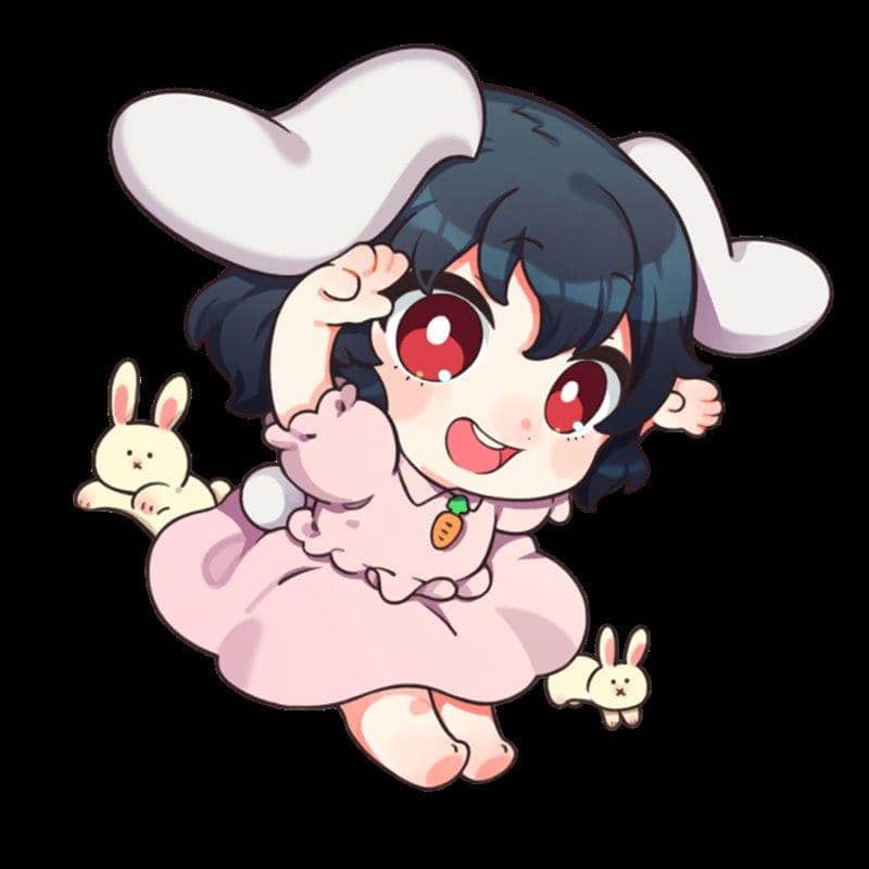 [新]东方Project亚克力钥匙扣Vol.03 Eiyasho Inaba Tei / RINGOEN 发售日期：2020年3月左右