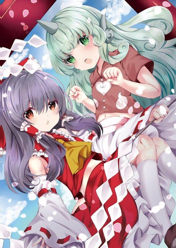 【新品】東方Project すなめりドリルクリアファイル(作画・七瀬尚) 霊夢＆あうん20-01 / すなめりドリル 発売日:2020年03月頃