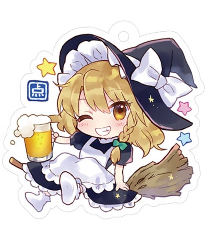 【新品】宵酔い東方紅魔郷キーホルダー／魔理沙 / つたささ 発売日:2020年03月22日