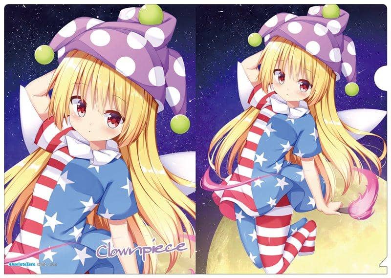 【新品】東方クリアファイル　クラウンピース5 / AbsoluteZero 発売日:2020年06月頃