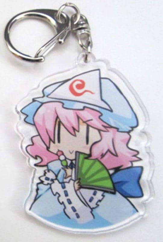 【新品】東方アクリルキーホルダー・西行寺幽々子02（なり。） / G.G.W 発売日:2020年12月30日