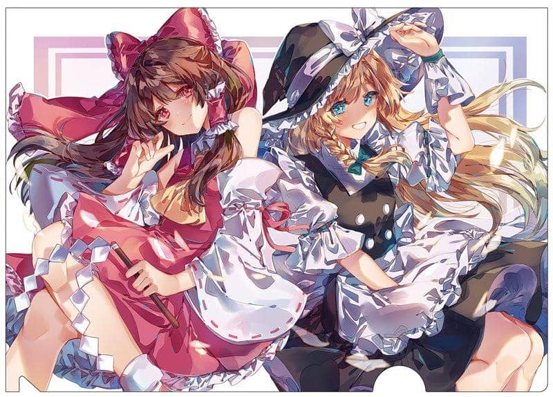 【新品】東方クリアファイル　霊夢＆魔理沙７ / AbsoluteZero 発売日:2021年04月頃