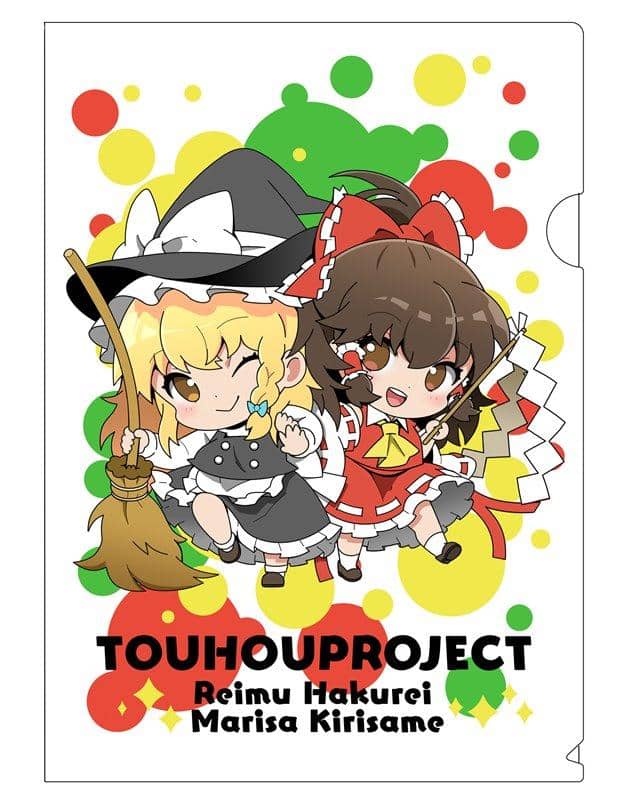 【新品】東方ビビットクリアファイル・霊夢＆魔理沙 / おいる屋 発売日:2021年03月21日