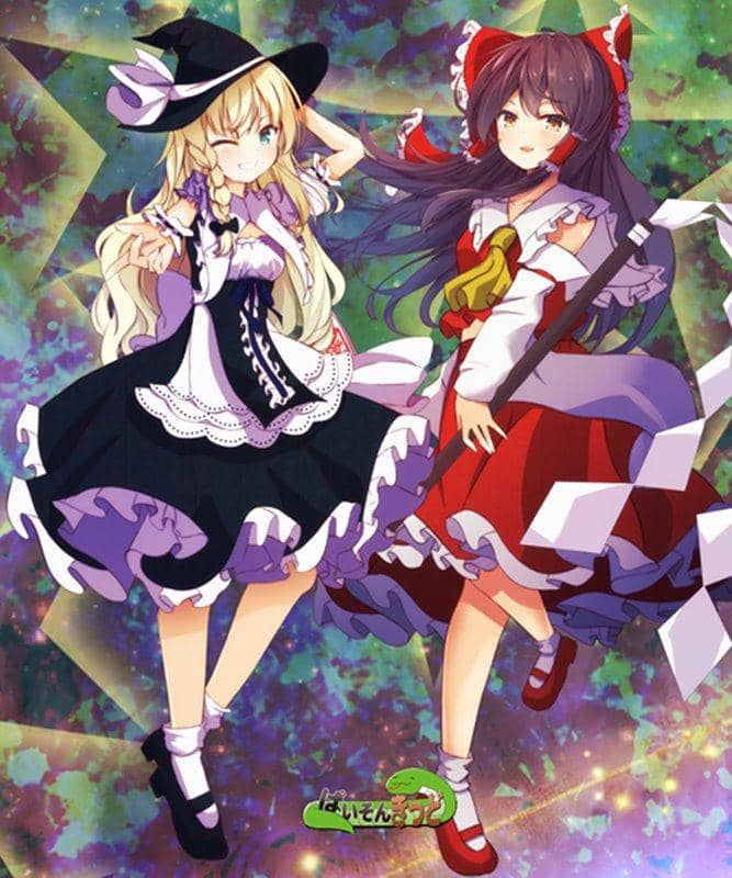 【新品】東方project「霧雨 魔理沙＆博麗 霊夢」眼鏡盒（附毛巾） / ぱいそんきっど 發售日:2021年05月左右