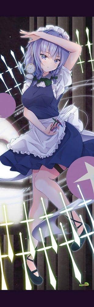 新品】東方project「十六夜 咲夜8-2」特大タペストリー（キラキラtex 