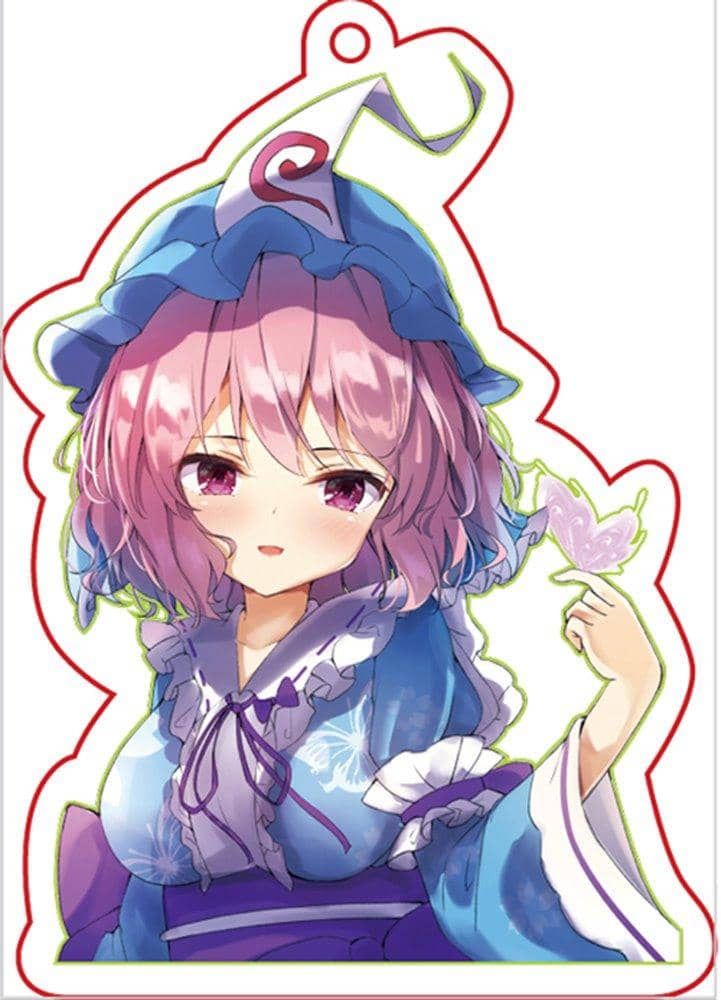 【新品】東方project「西行寺 幽々子8-3」壓克力鑰匙圈 / ぱいそんきっど 發售日:2021年11月左右