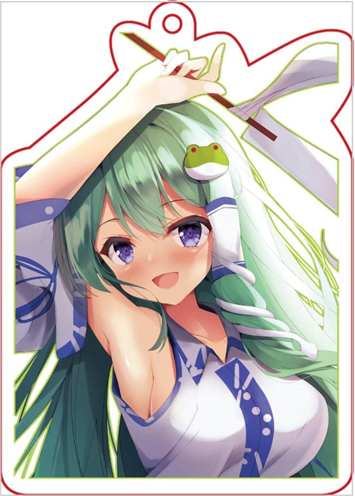 【新品】東方project「東風谷 早苗8-4」アクリルキーホルダー / ぱいそんきっど 発売日:2021年12月頃