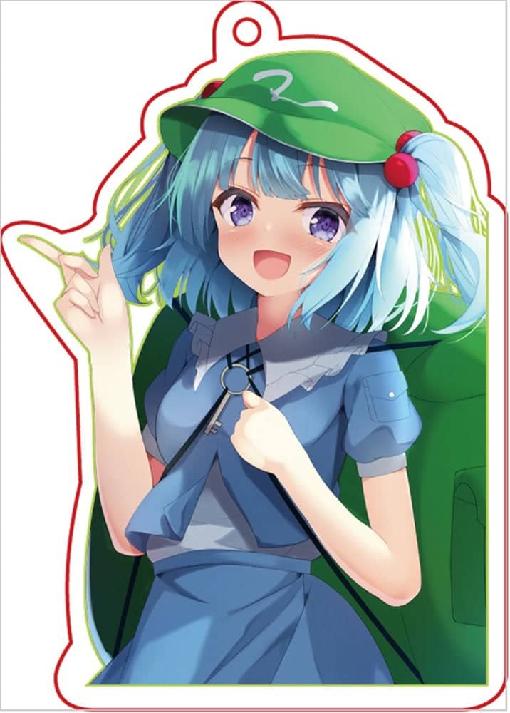 【新品】東方Project「河城 にとり8-4」壓克力鑰匙圈 / ぱいそんきっど 發售日:2021年12月左右