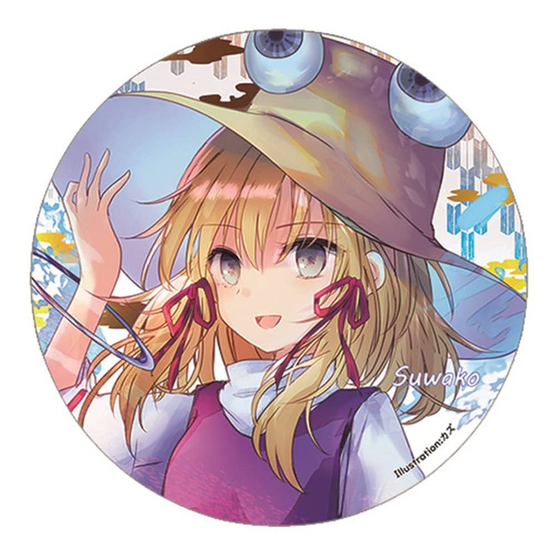 【新品】すなめりドリル缶バッジ(作画・カズ) 諏訪子202202 / すなめりドリル 発売日:2022年02月頃