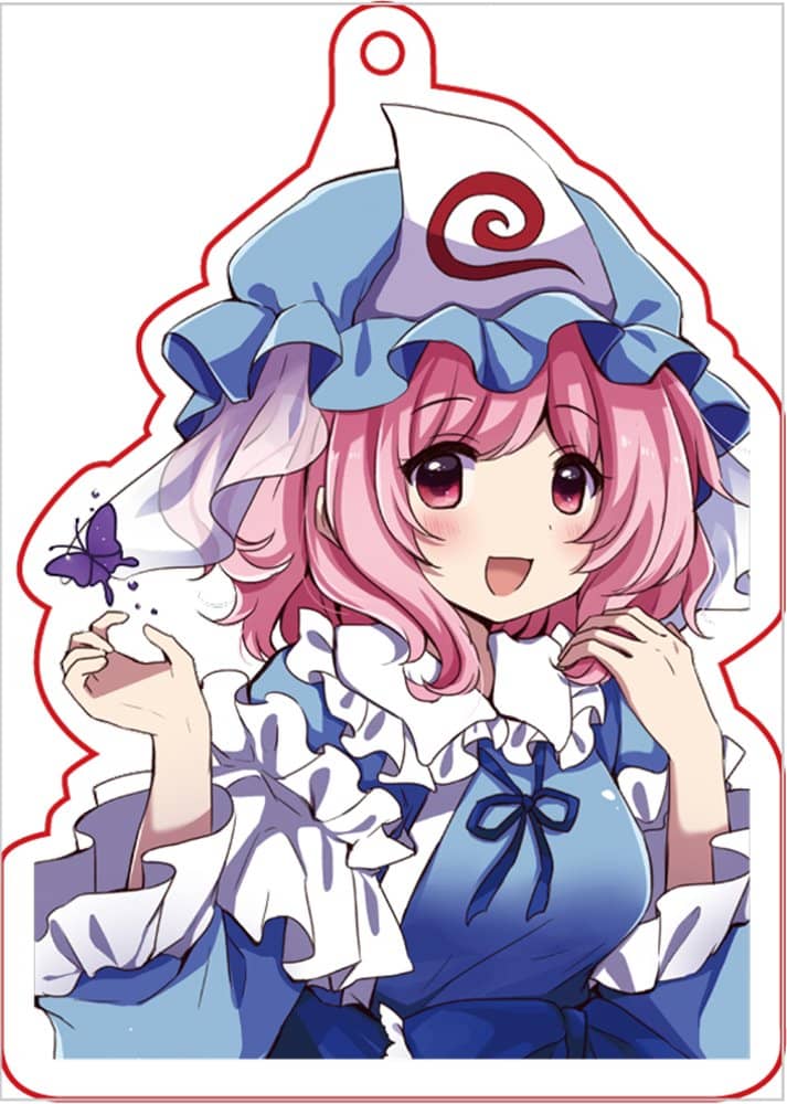 【新品】東方project「西行寺 幽々子9-2」壓克力鑰匙圈 / ぱいそんきっど 發售日:2022年06月左右