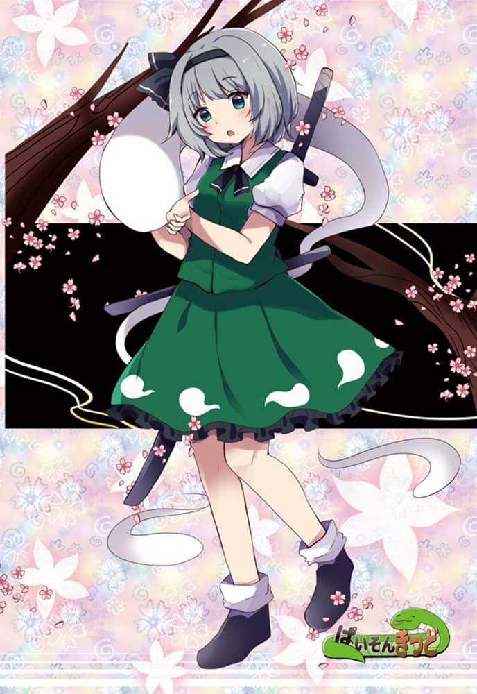 【新品】東方project「魂魄 妖夢、西行寺 幽々子、藤原 妹紅、チルノ、ルーミア」9-2ポストカード５枚セット / ぱいそんきっど 発売日:2022年06月頃