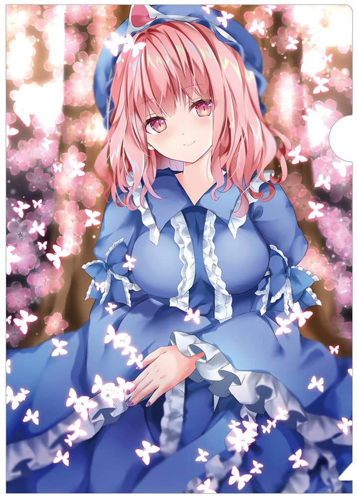 【新品】東方Project 透明文件夾_幽々子(七瀬)202206 / すなめりドリル 發售日:2022年07月左右