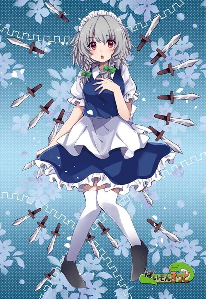 【新品】東方project「紅 美鈴、十六夜 咲夜、レミリア スカーレット、フランドール スカーレット、パチュリー ノーレッジ」9-3ポストカード５枚セット / ぱいそんきっど 発売日:2022年08月頃