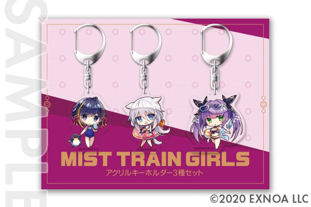 [New] Mist Train Girls Acrylic Keychain Set of 3 / Release Date: Around August 2022