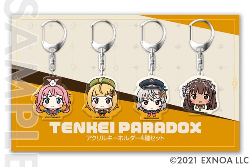 [New] Tenkei Paradox Acrylic Keychain Set of 4 types / Release date: Around August 2022