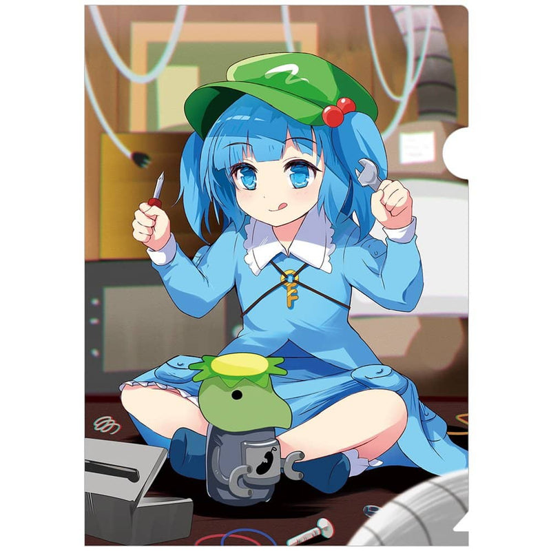 【新品】東方Project クリアファイル_にとり(えふぇ)202209 / すなめりドリル 発売日:2022年10月頃