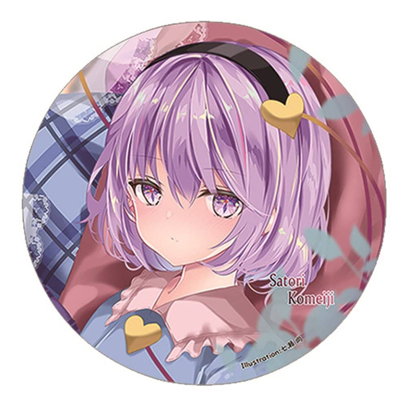 【新品】東方Project 缶バッジ_さとり(七瀬)202209 / すなめりドリル 発売日:2022年10月頃