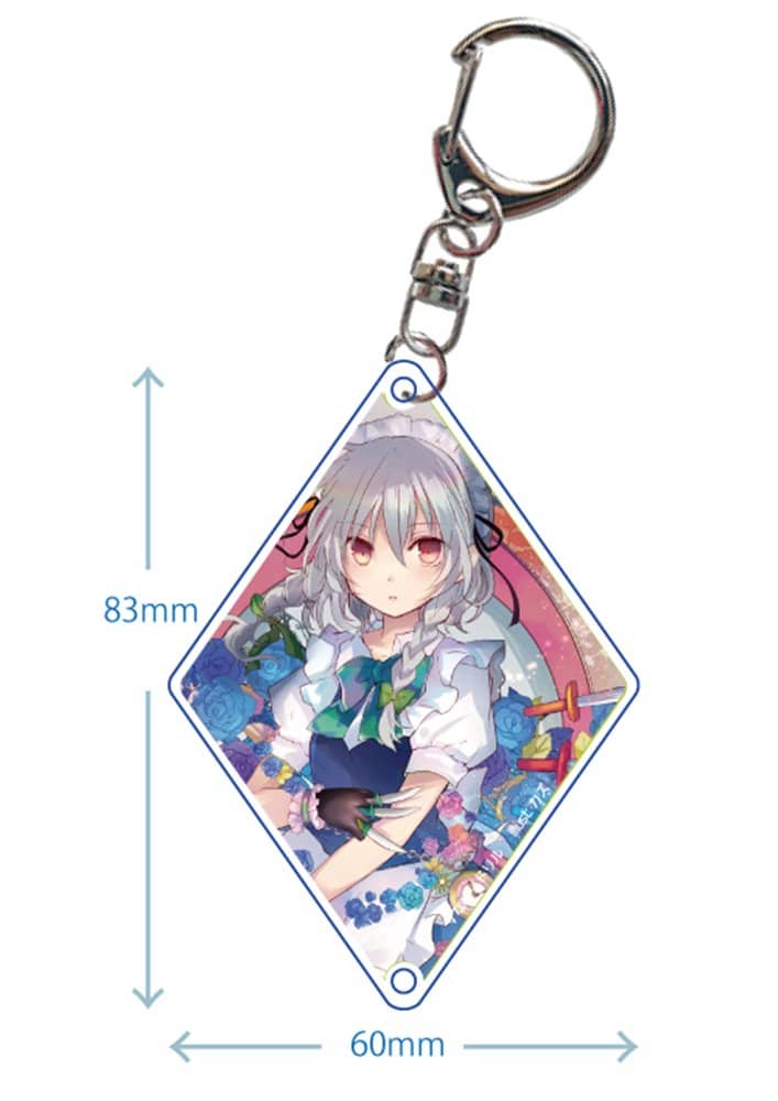 【新品】東方Project アクキー_咲夜2(カズ3-3)202301 / すなめりドリル 発売日:2023年02月頃