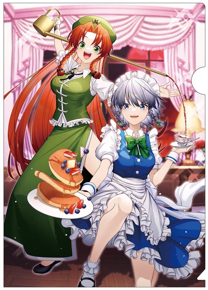 【新品】東方クリアファイル　咲夜＆美鈴１ / AbsoluteZero 発売日:2023年03月頃