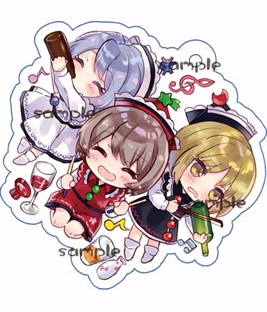 新品】宵酔い東方妖々夢キーホルダー／プリズムリバー / つたささ 発売