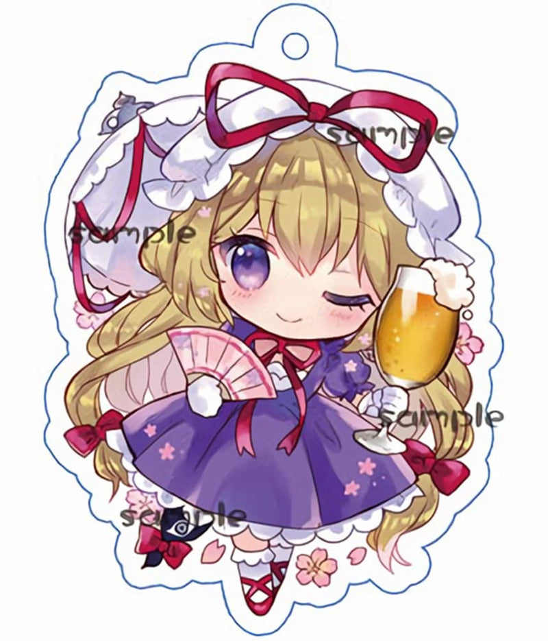 [New] Yoi drunken Touhou Yoromu Key Holder / Purple / Sasasa Release Date: 09/08/2020