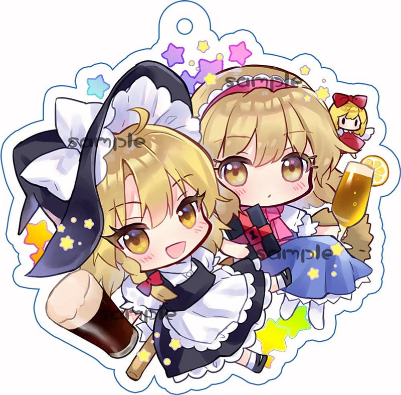 【新品】宵酔い東方永夜抄キーホルダー／詠唱組（まりアリ） / つたささ 発売日:2022年05月08日