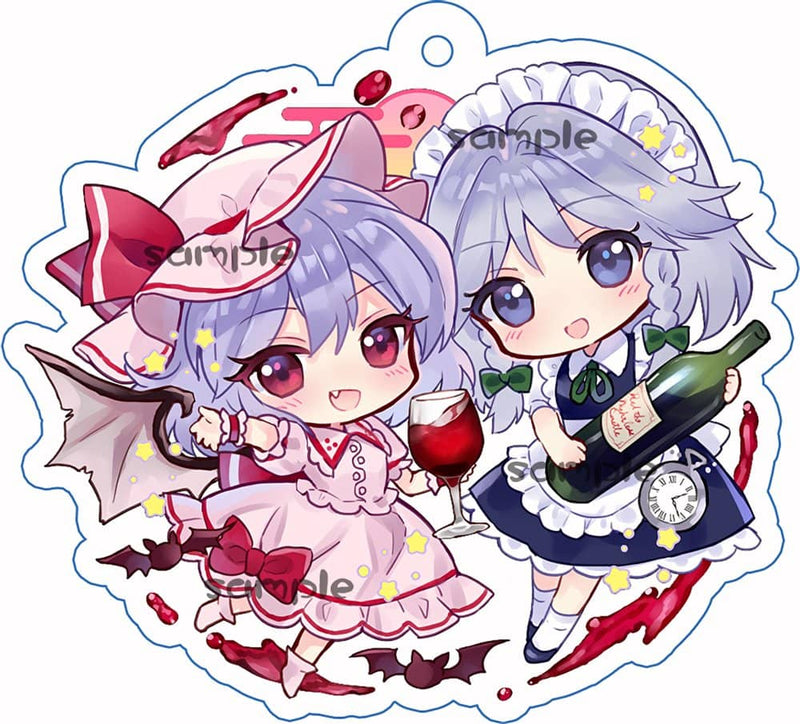 【新品】宵酔い東方永夜抄キーホルダー／紅魔組（さくレミ） / つたささ 発売日:2022年05月08日