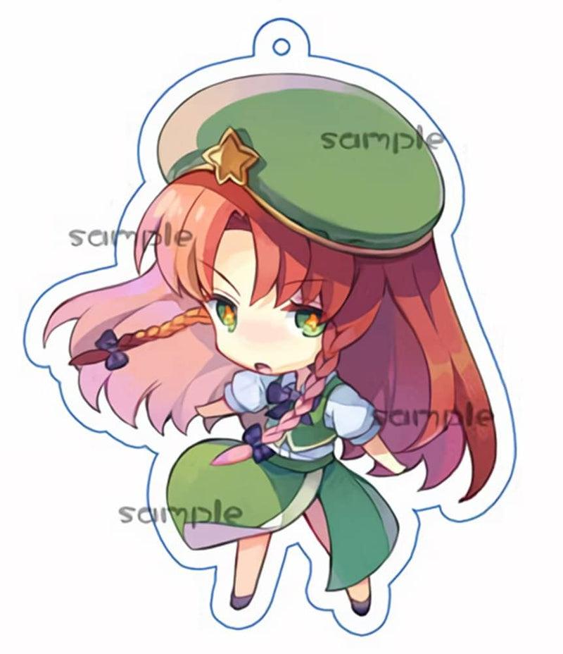 【新品】ちまきゃわ紅魔郷キーホルダー／紅美鈴 / つたささ 発売日:2020年12月31日