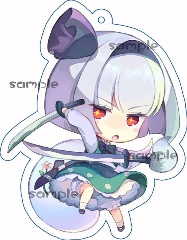 【新品】ちまきゃわ妖々夢キーホルダー／妖夢 / つたささ 発売日:2022年12月31日