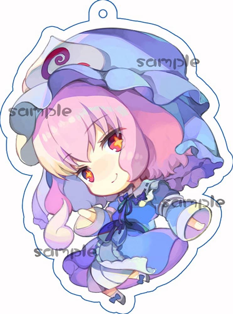 【新品】ちまきゃわ妖々夢キーホルダー／幽々子 / つたささ 発売日:2022年12月31日