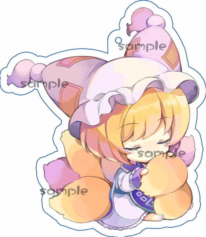 【新品】ちまきゃわ妖々夢キーホルダー／藍 / つたささ 発売日:2022年12月31日