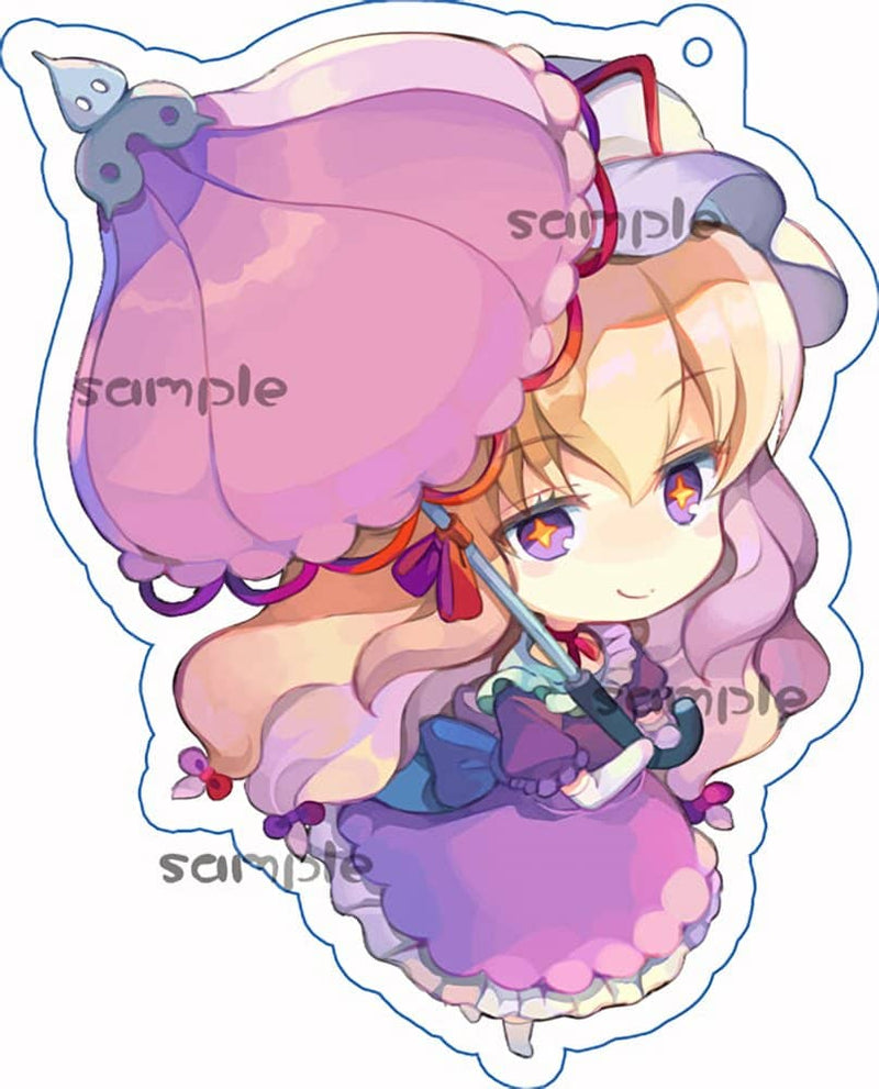 【新品】ちまきゃわ妖々夢キーホルダー／紫 / つたささ 発売日:2022年12月31日