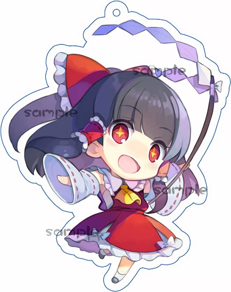 【新品】ちまきゃわ風神録キーホルダー／霊夢 / つたささ 発売日:2021年03月21日