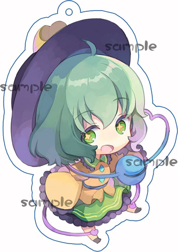 【新品】ちまきゃわ地霊殿キーホルダー／こいし / つたささ 発売日:2022年10月23日