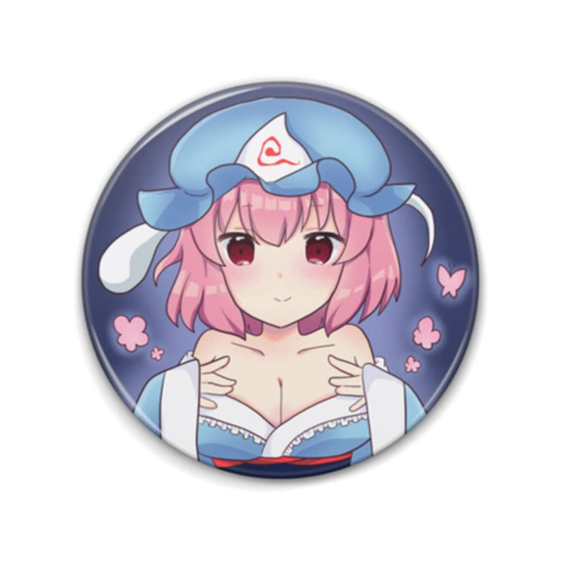 【新品】東方projectホログラムBIG缶バッジ　西行寺幽々子 / しまりす。ぷらす 発売日:2023年05月01日