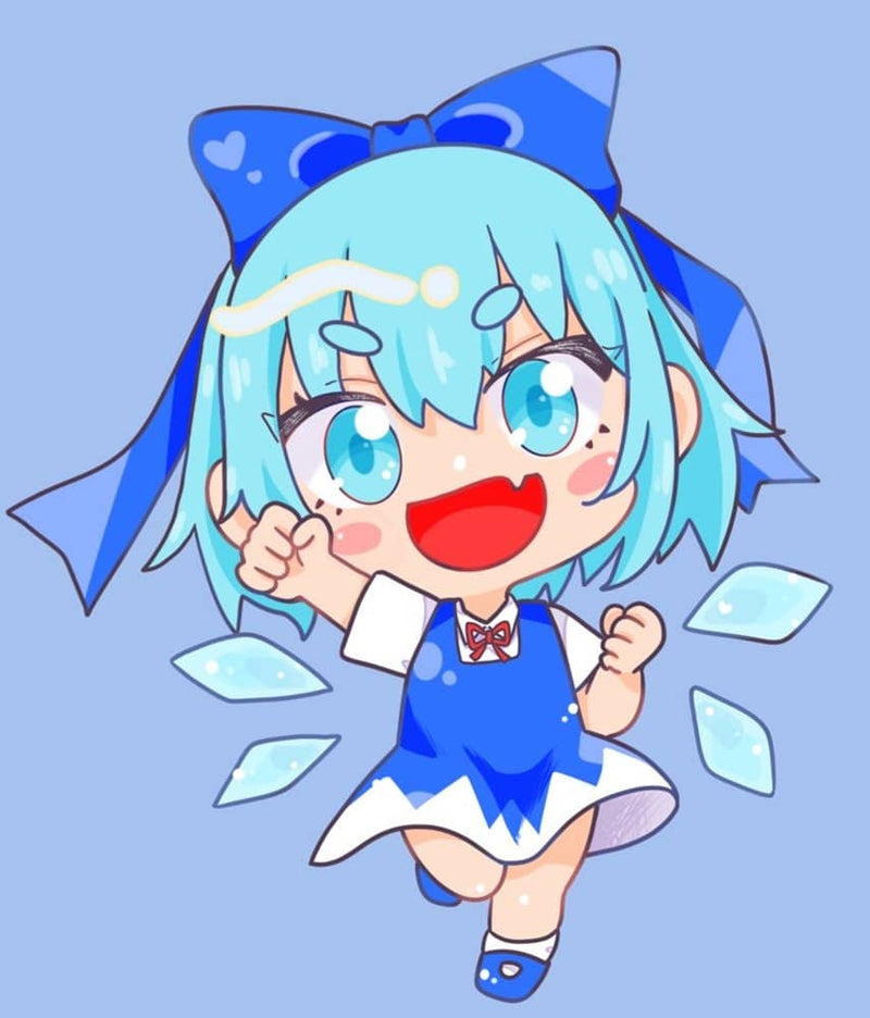 【新品】【ミニ缶バッジ】東方Project チルノ / まんぷくちゃん 発売日:2023年07月頃
