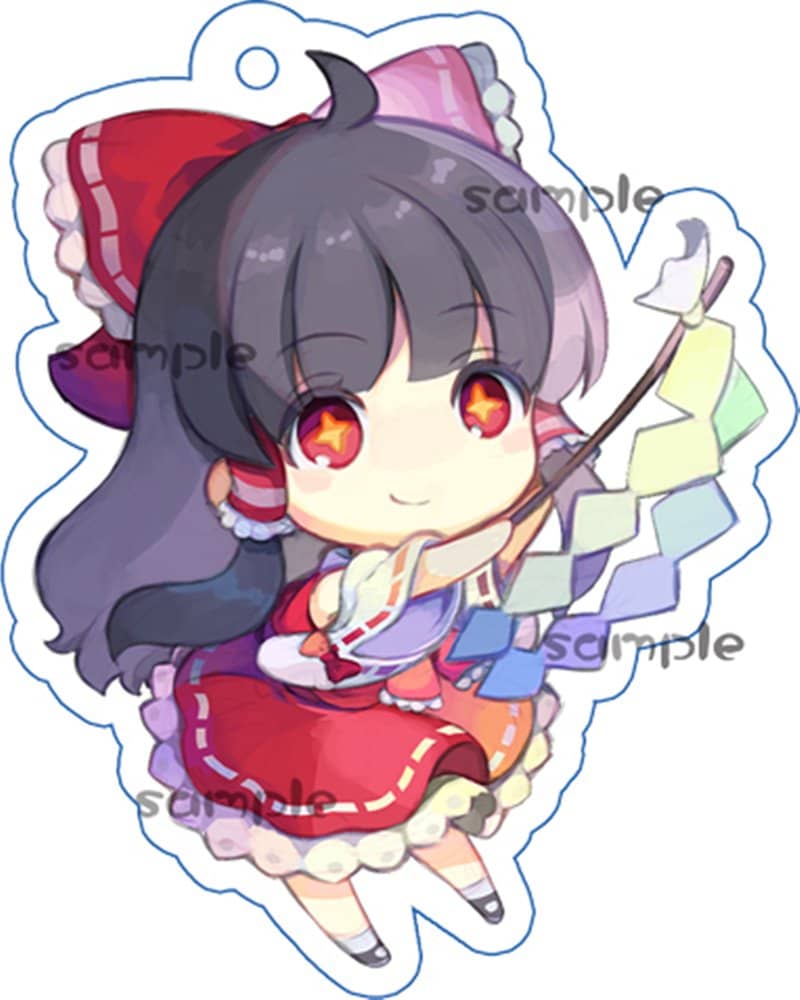 【New Product】Chimakyawa Seirensen Keychain/Reimu / Tsutasasa Release Date: Around August 2023