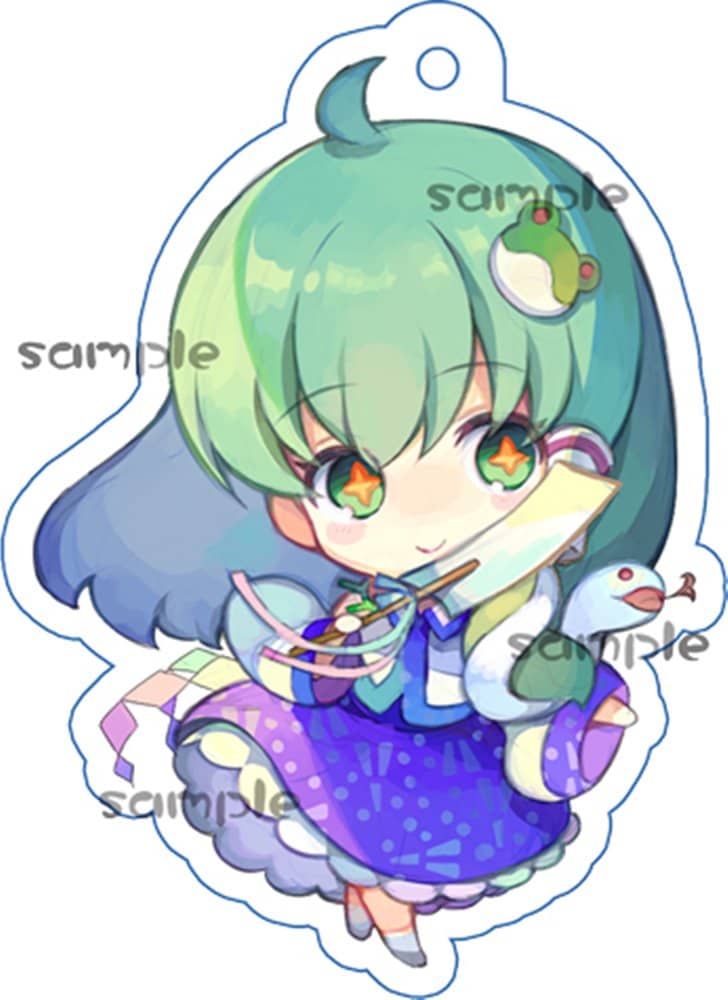 【新品】ちまきゃわ星蓮船キーホルダー／早苗 / つたささ 発売日:2023年08月頃