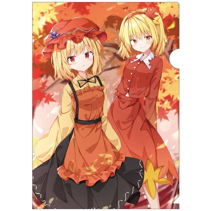 【新品】東方クリアファイル　秋静葉＆穣子５ / AbsoluteZero 発売日:2023年08月頃
